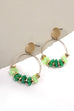 TEARDROP GLASS BEAD DROP EARRINGS | 10E3011861