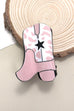 WESTERN COWGIRL BOOT HAIR CLAW CLIPS  40H570