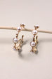 PEARL STUD HOOP EARRINGS | 31E23611