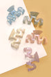 JUMBO CELLULOSE WAVY HAIR CLAW CLIPS | 40H591