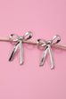 BOW MOVABLE STUD EARRINGS | 31E03579