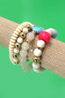 MULTI STONE BEAD BRACELET SET | 40B102