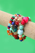 MULTI STONE BEAD BRACELET SET | 40B102