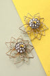 WIRED BLOOMING STATEMENT FLOWER EARRINGS | 80E525