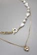 MULTI LAYER PEARL LINK TOGGLE NECKLACE | 10N3032420