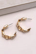 MULTI MIX STONE RHINESTONE HOOP EARRINGS | 80E778