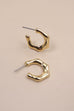 MINI GOLD BAMBOO HOOP EARRINGS | 10E3051205