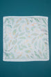 LEAF PRINT SILKY FEELING BANDANA SCARF | 40SC607