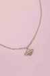 RHINESTONE SATURN PLANET CHARM NECKLACE | 31N23128