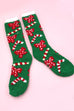 CHRISTMAS  HOLIDAY WARM CORAL FLEECE FUZZY SOCKS | 40S02046