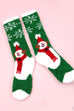 CHRISTMAS  HOLIDAY WARM CORAL FLEECE FUZZY SOCKS | 40S02046