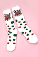 CHRISTMAS  HOLIDAY WARM CORAL FLEECE FUZZY SOCKS | 40S02046