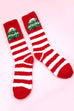 CHRISTMAS  HOLIDAY WARM CORAL FLEECE FUZZY SOCKS | 40S02046