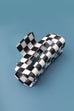 JUMBO RESIN CHECKER HAIR CLAW CLIPS 4inch | 40H664