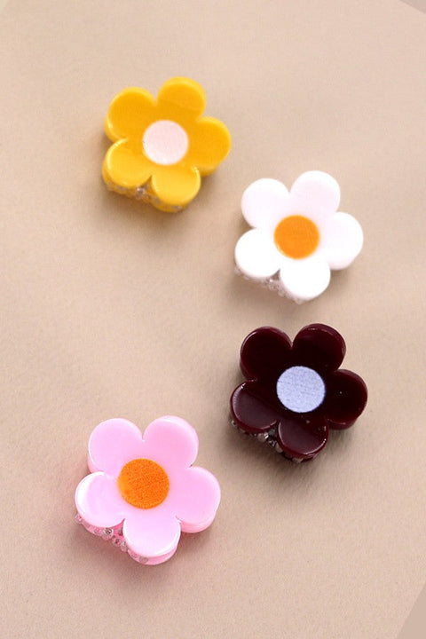 MINI DAISY HAIR CLAW CLIP SET OF 4 Price | 40H669S