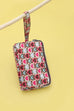 WRISTLET WALLET POUCH WITH TRIPLE ZIP COMPARTMENT | 40P520