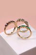 SET OF THREE BAGUETTE RHINESTONE RINGS | 31R23064