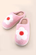 SOFT PLUSH MUSHROOM HEART RAINBOW WARM SLIPPERS | 40SP014