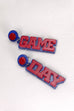 SPARKLING GLITTER  GAME DAY EARRINGS | 80E1946