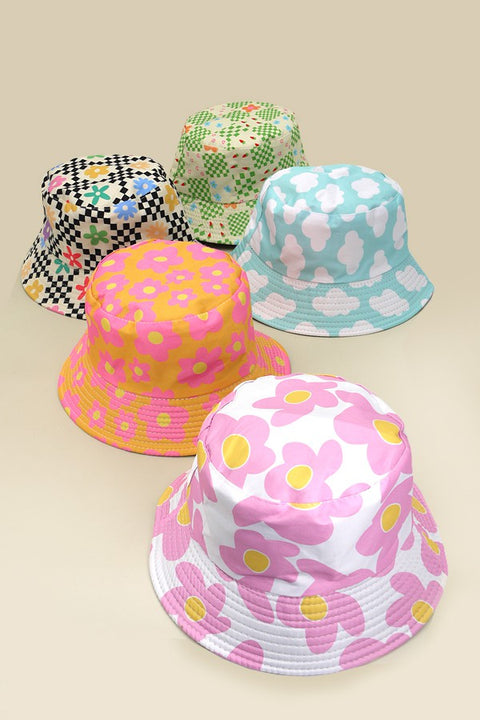 FLORAL BUCKET HAT | 40HW717