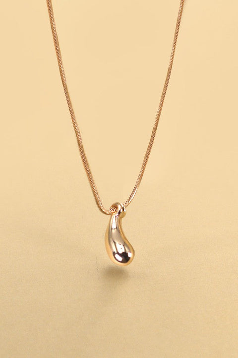 MINI TEARDROP SNAKE CHAIN NECKLACE | 31N23265