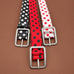 Polka Dot Slim Faux Leather Belt | 40BT664