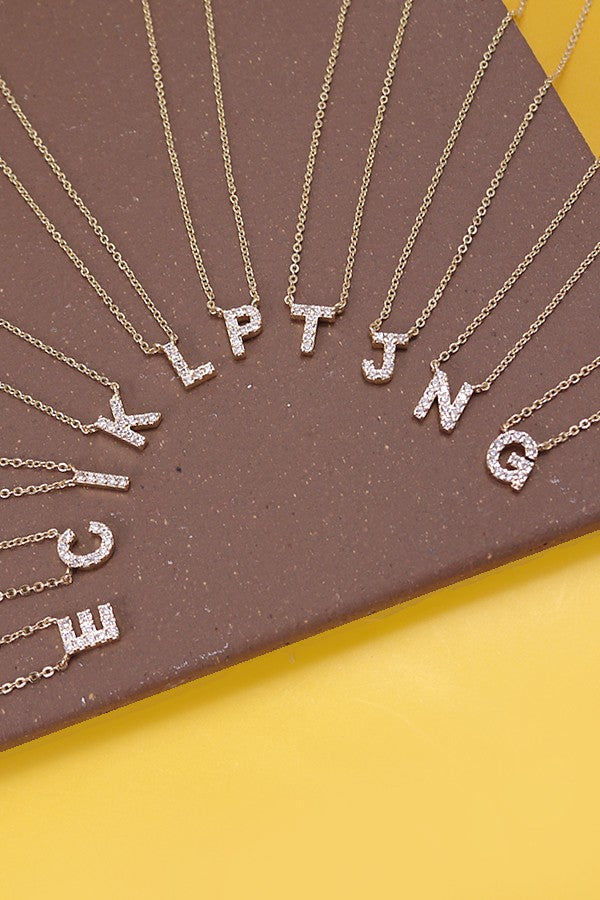 ★younglyyoungley★Anniversary initial necklace yOungly yOungley] - [영리영리]
