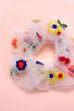 FLOWER EMBROIDERY SCRUNCHIES | 40S721