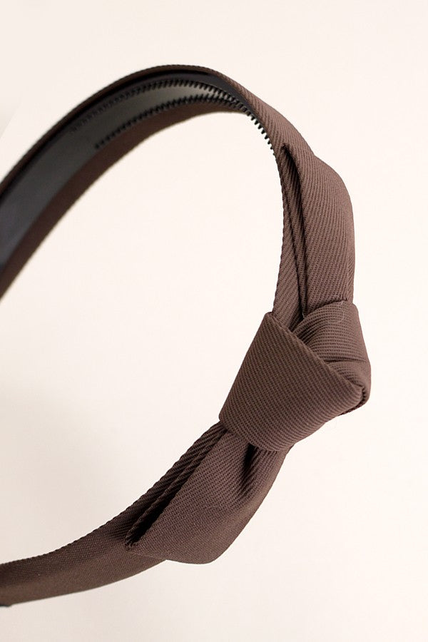 CLASSIC BOW KNOTTED HEADBAND HAIR BAND | 40HB151