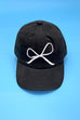 BOW RIBBON BASEBALL HAT CAP |  40HW720