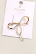 CLASSIC BOW RIBBON BROOCH PIN | 80P007