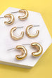 BUBBLY MINI HUGGIE HOOP TRIO EARRINGS | 80E2869