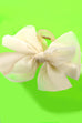 SHEER BOW RIBBON HAIR CLAW CLIPS | 40H758