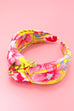 FLORAL FLOWER BOW HEADBAND HAIR BAND | 40HB152