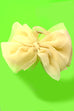 ORGANZA SHEER BOW HAIR CLAW CLIPS | 40H755