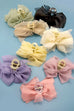 ORGANZA SHEER BOW HAIR CLAW CLIPS | 40H755