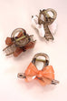 CELLULOSE TRANSLUCENT BOW HAIR CLAW CLIPS | 40H764