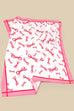 BOW RIBBON PRINT SILKY FEEL BANDANA SCARF | 40SC622