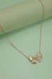 CLASSIC BOW SNAKE CHAIN NECKLACE | 31N24017