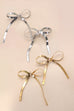 FESTIVAL BOW SNAKE CHAIN EARRINGS | 40E293