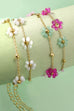 SUMMER MULTI BEADED FLOWER CHARM BRACELETS | 40B108