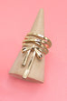 ADJUSTABLE BOLD BOW RING | 40R100