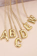 18K STAINLESS STEEL TARNISH FREE  INITIAL NECKLACE | 80N650