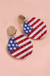 4TH OF JULY FLAG DROP EARRINGS | 31E24432