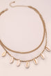 DOUBLE LAYER PUKA SHELL NECKLACE | 31N24025