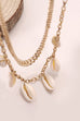 DOUBLE LAYER PUKA SHELL NECKLACE | 31N24025