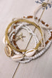 MULTI LAYER PUKA SHELL STAR FISH BRACELET | 80B175