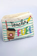 TEACHER FUEL SEEDBEAD COIN PURSE POUCH | 91CP5629