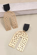 LUX CUTOUT U SHAPE DROP EARRINGS | 80E3487