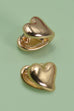 DOUBLE SIDED HIGH POLISHED HEART EAR HUGGIE | 10E40329032